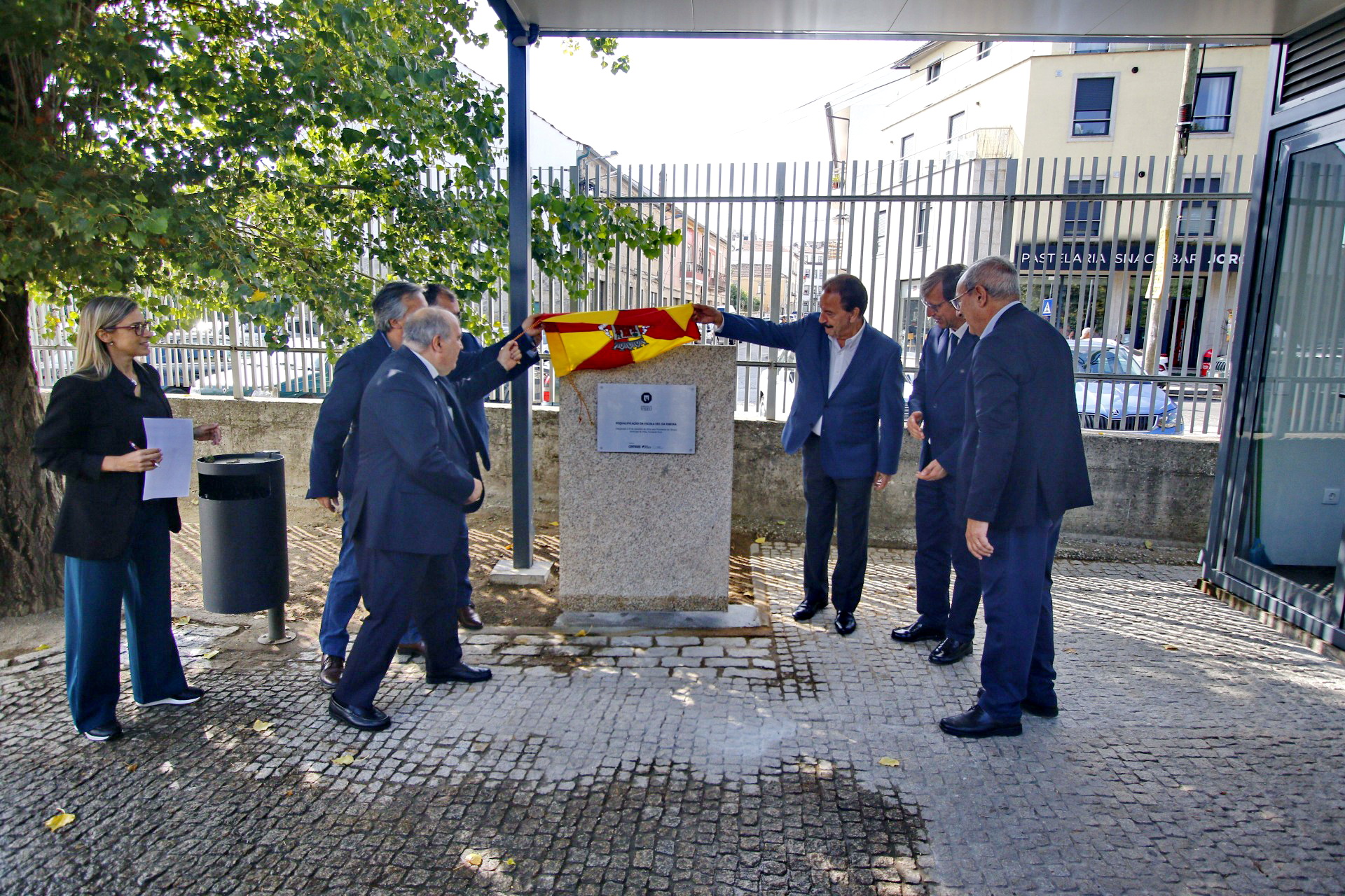 Inauguração obras na escola da ribeira 9