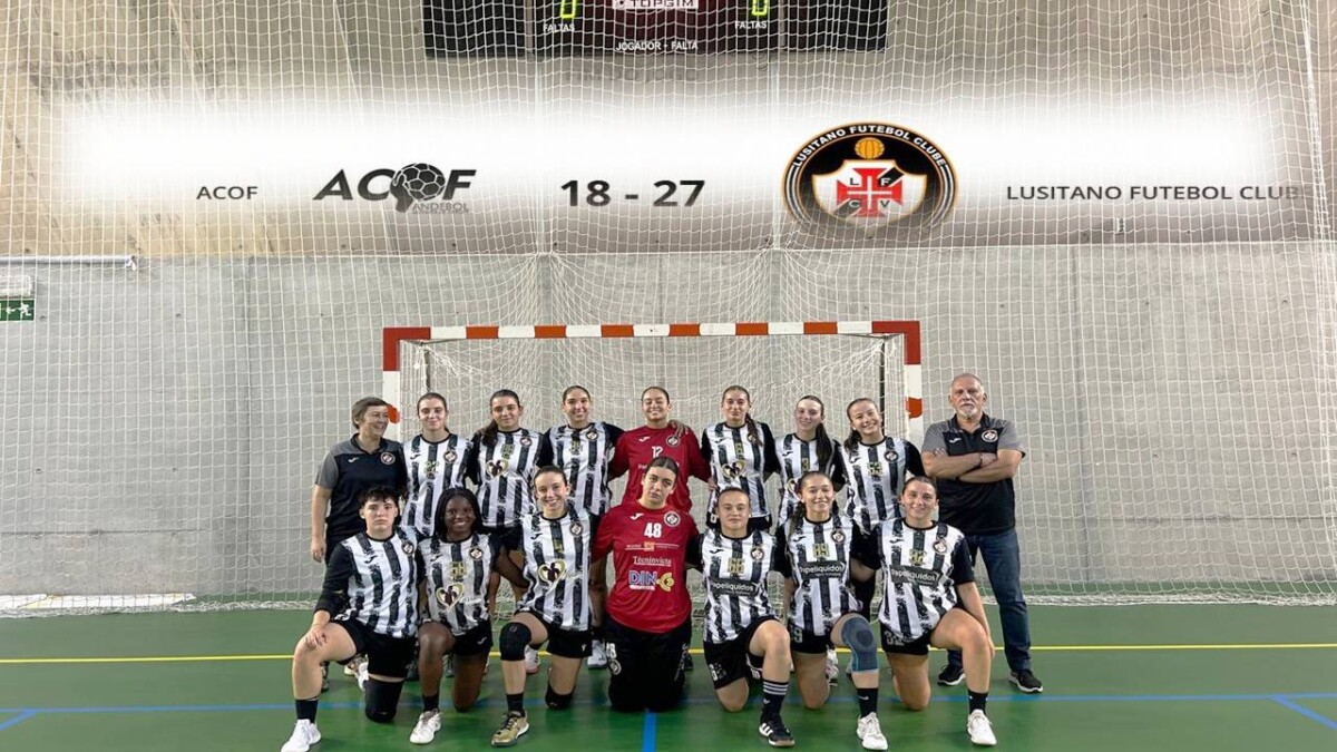 Andebol feminino lusitano vence os dois jogos contra equipas de lafões 1 foto lfc