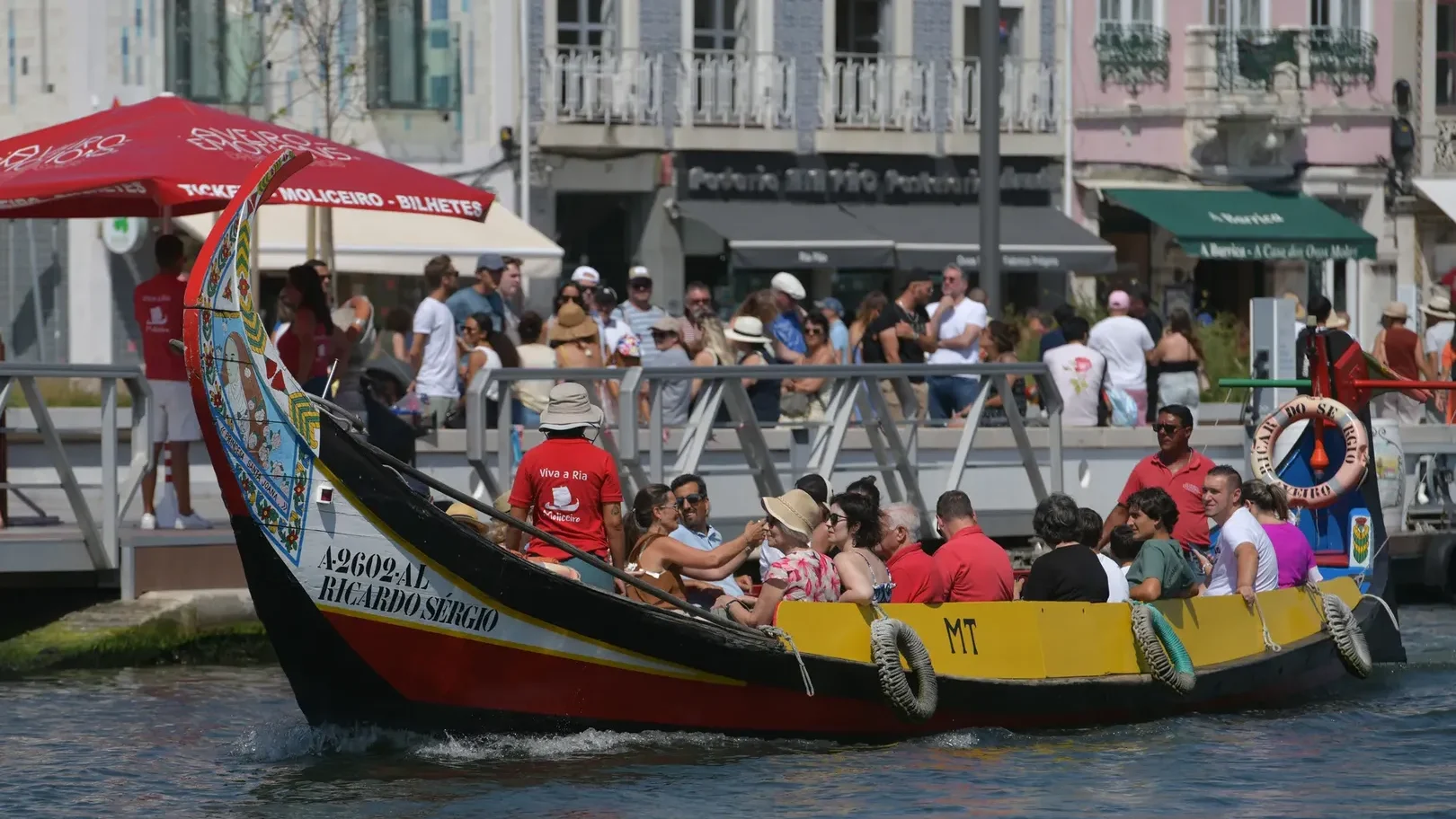 Turistas em aveiro