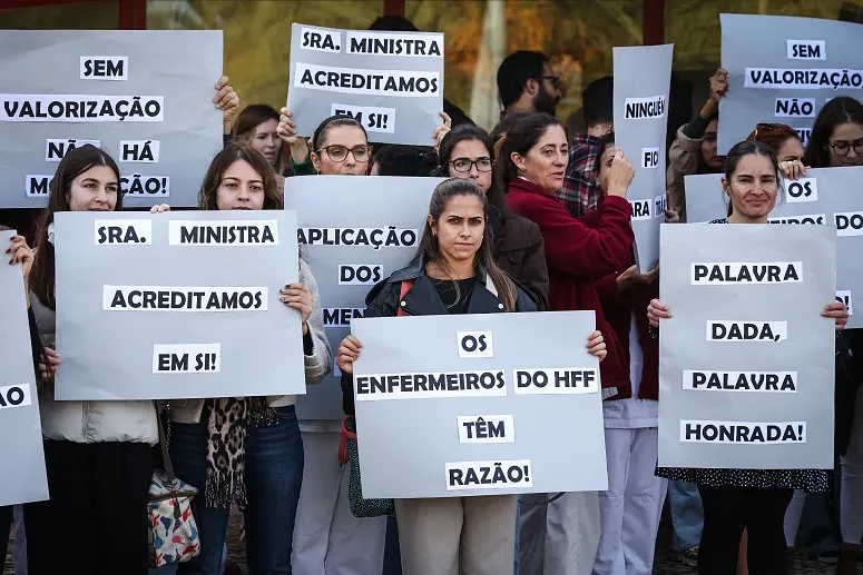 Protesto Enfermeiros Lusa