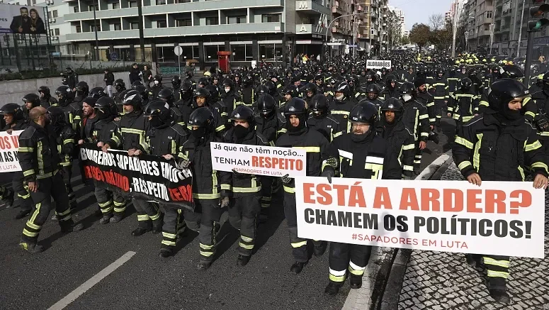 Sapadores Protestos Lusa