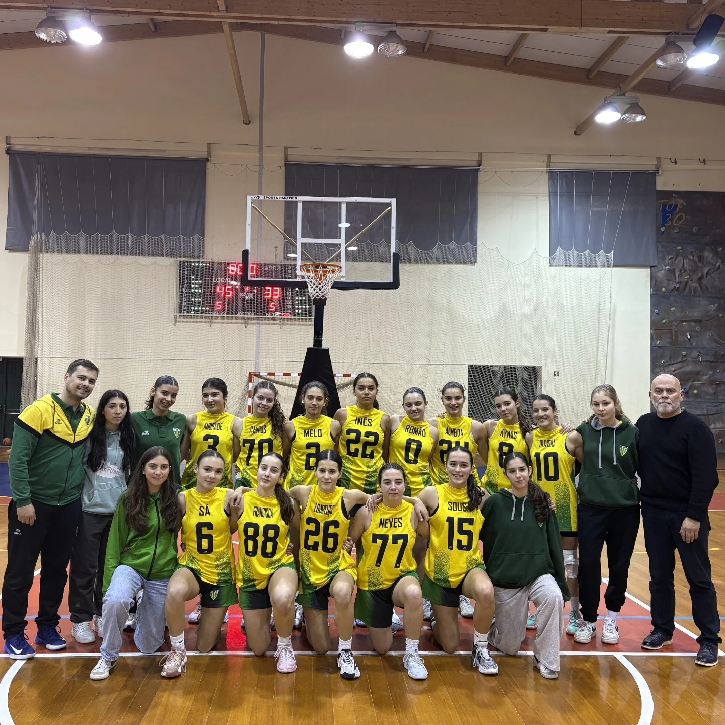 Basquetebol Equipa Feminina Do Cd Tondela Sagrou Se Campeã Distrital Em Sub 18