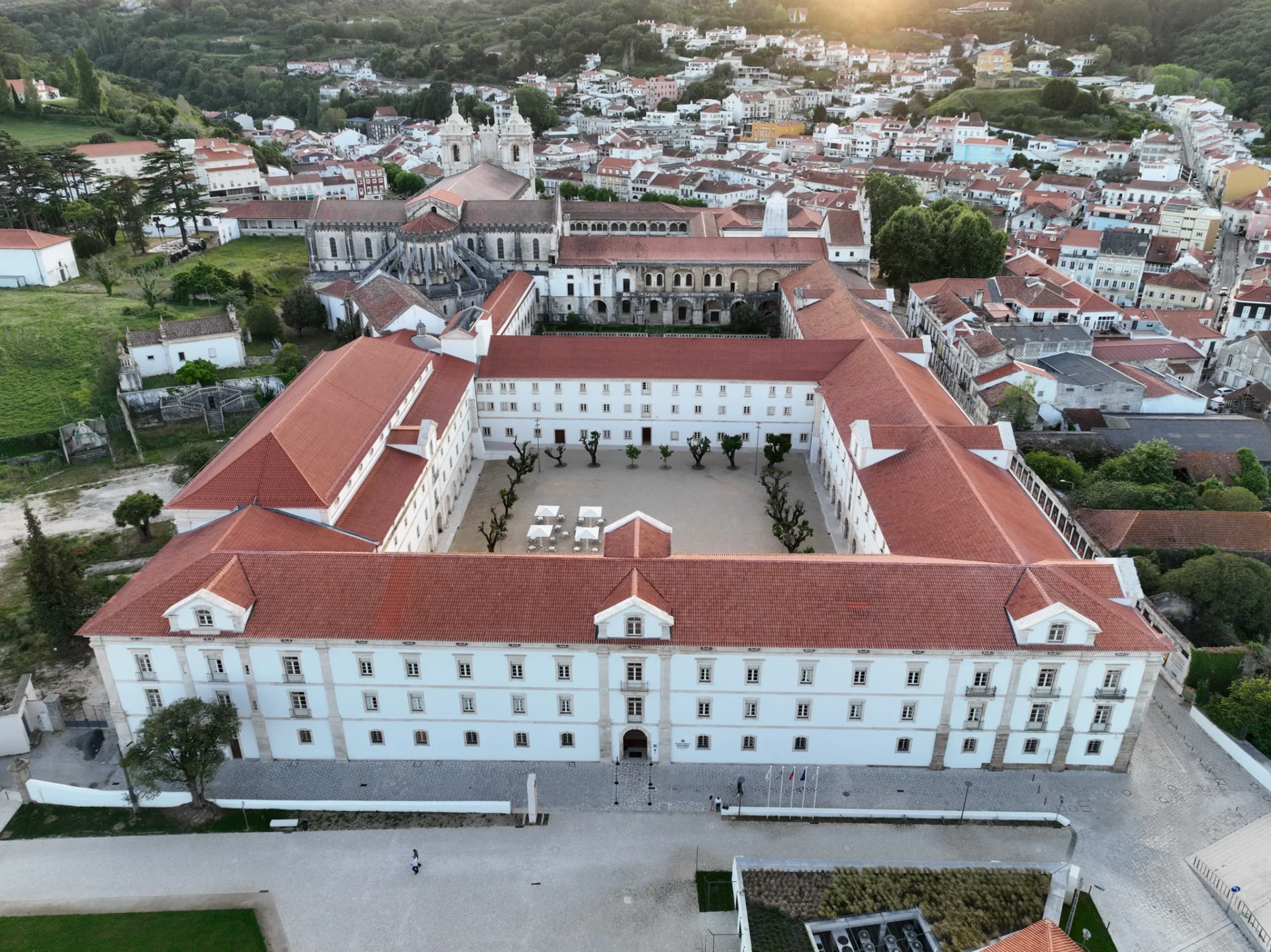 Montebelo Mosteiro Alcobaca Historic Hotel Drone 1