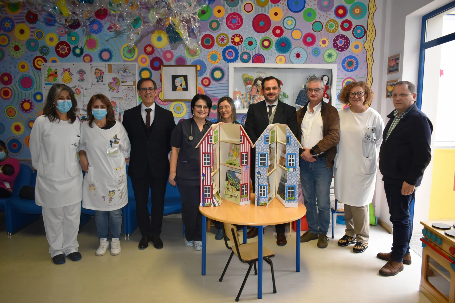 entrega livros hospital de viseu