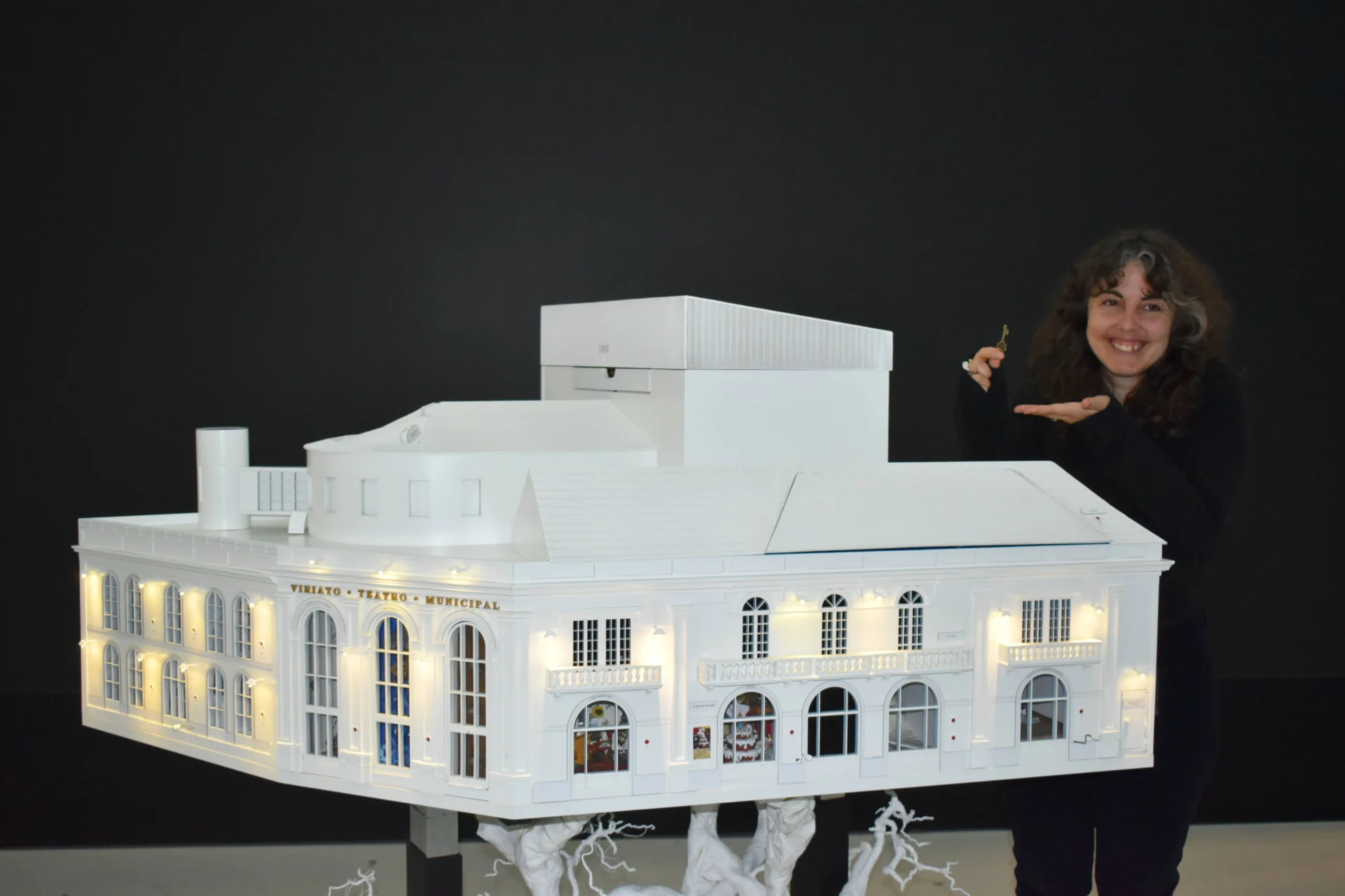 teatro viriato maquete