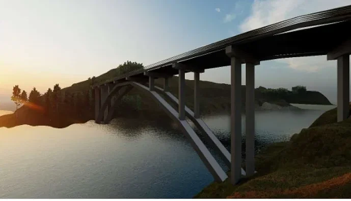 Ponte Internacional Sobre O Rio Sever